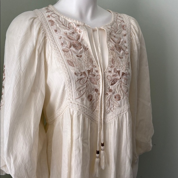 ANTHROPOLOGIE Viveka embroidered lace mini dress small - Picture 8 of 13